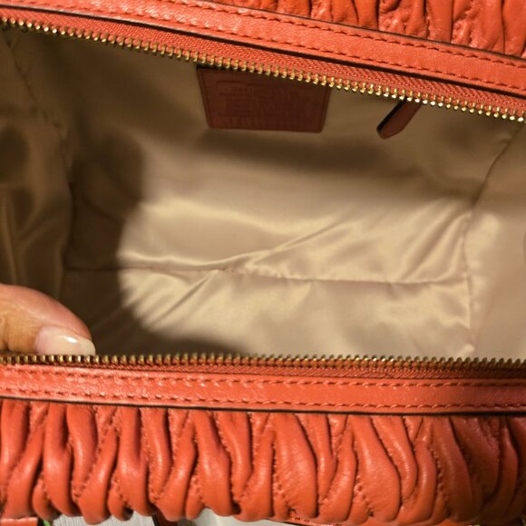 Coach Limited Edition 70th Anniversary Dark Pink Gather MADISON Purse Leather - Picture 14 of 16